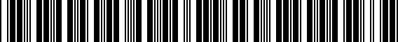 Barcode for 06536S0K505RM