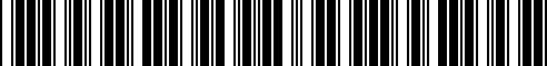 Barcode for 17012T7XA01