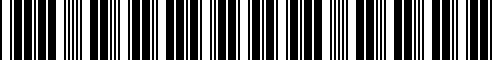 Barcode for 30701883000
