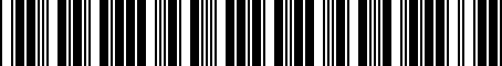 Barcode for 443505352P