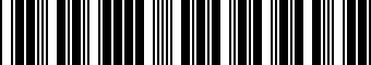 Barcode for 4734226