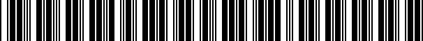 Barcode for 4G0201801F    