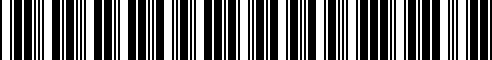 Barcode for 4G0201997AF
