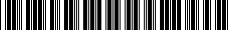 Barcode for 4H0498103A