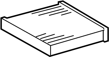 Lexus Rx 350 Cabin Air Filter 8713952040 Genuine Lexus