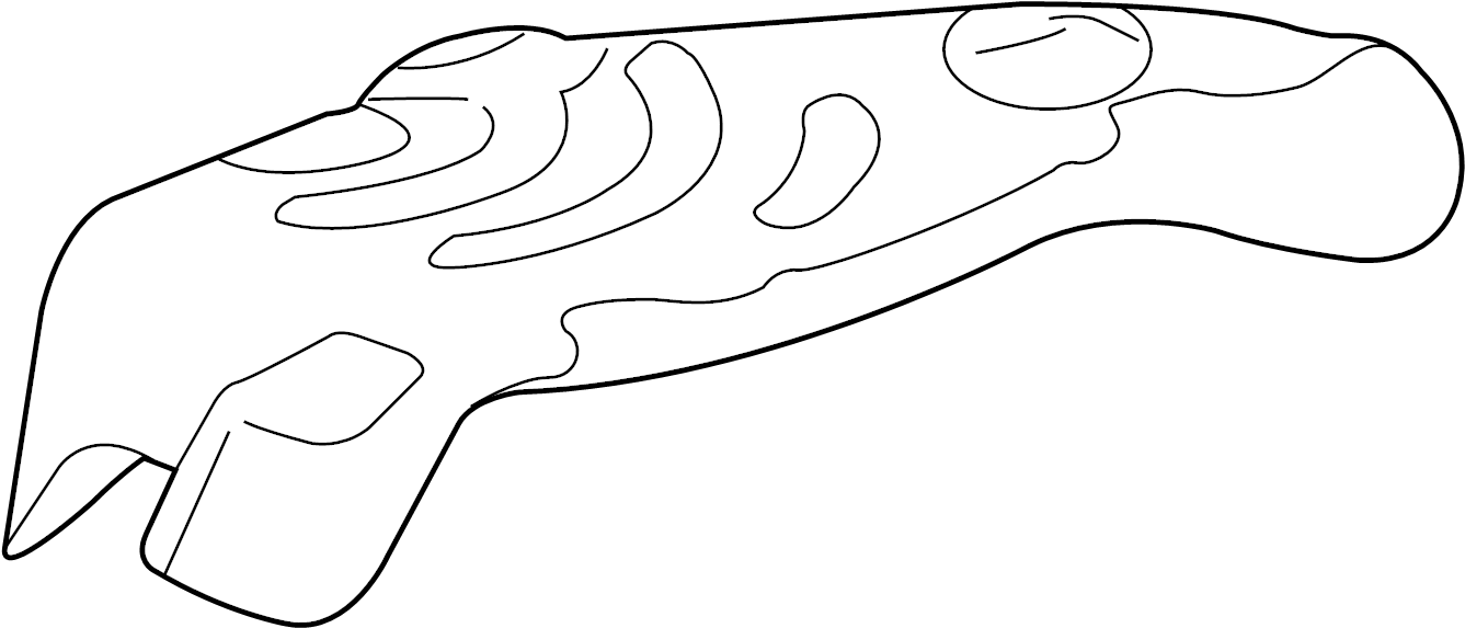 2016 Chevrolet Equinox Exhaust Manifold Heat Shield Liter